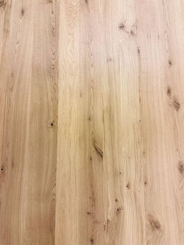 Dining oak white table medium
