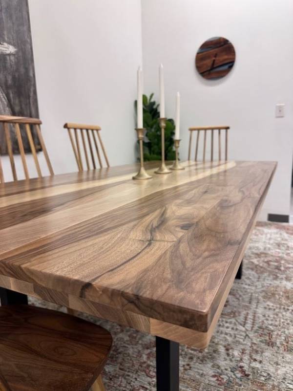 Dining walnut table small