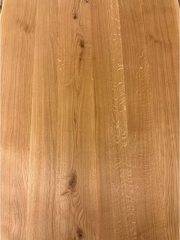 Dining oak white table large