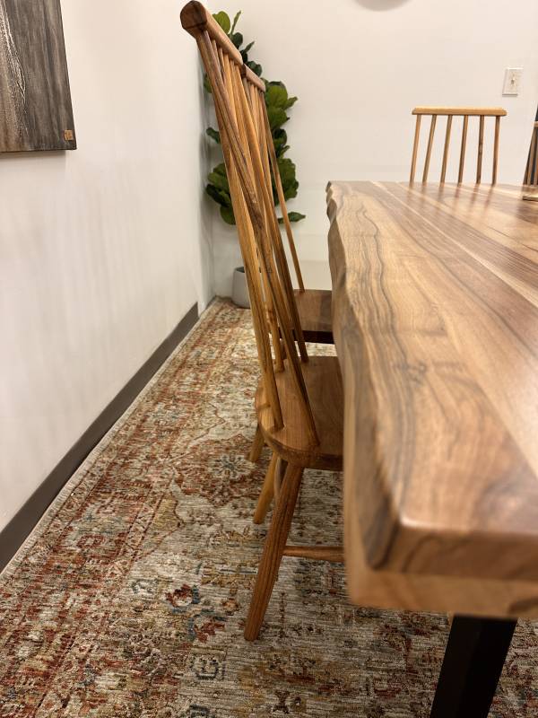 Walnut live edge small table