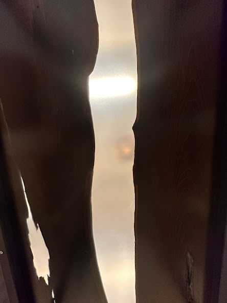 Dining epoxy and acacia wood table