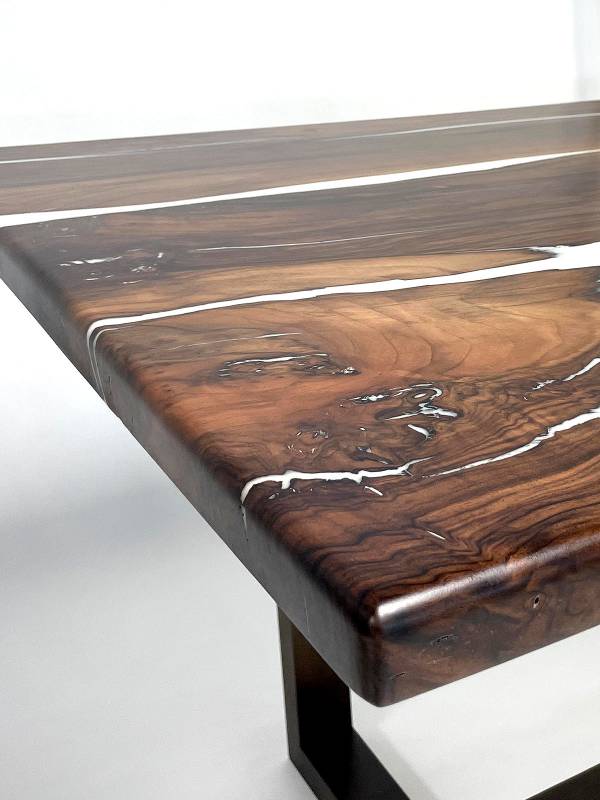 Dining XXL walnut white rectangle