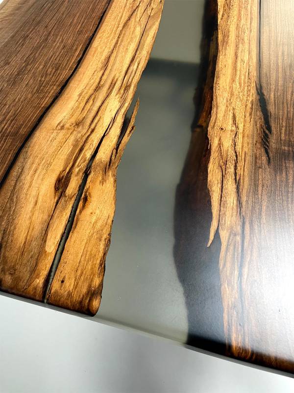 Dining XXL walnut clear metall