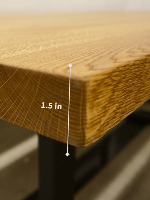Dining dark oak table small
