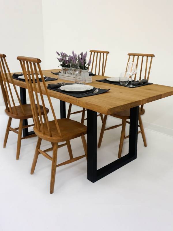 Dining table Oak live edge small