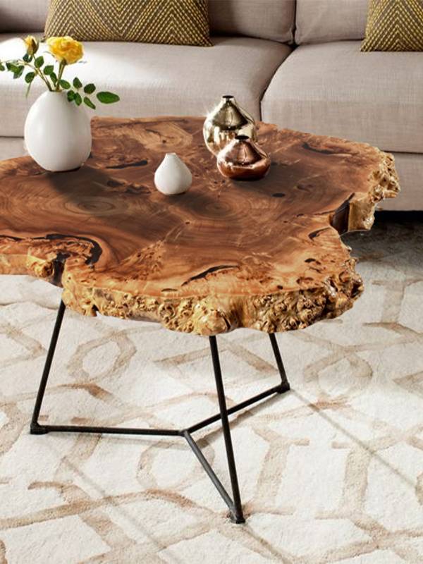 Slice wood table