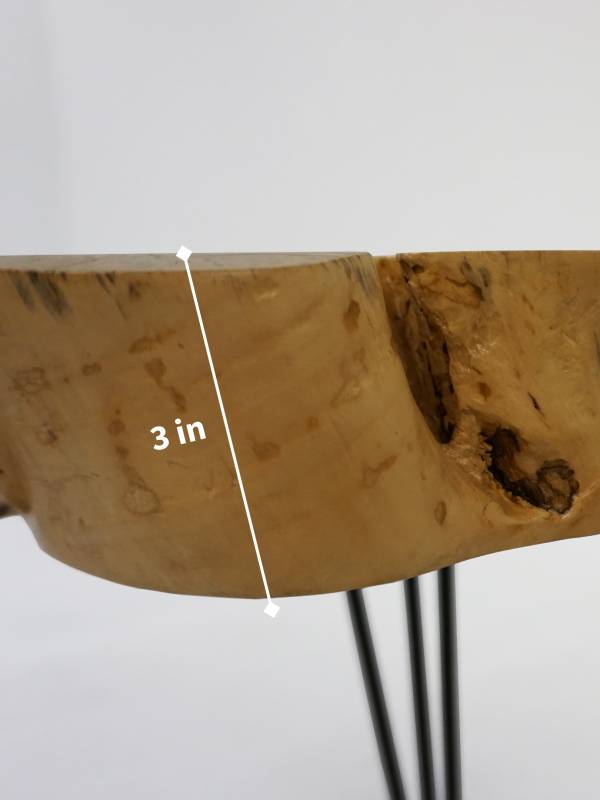 Coffee table stone and epoxy resin